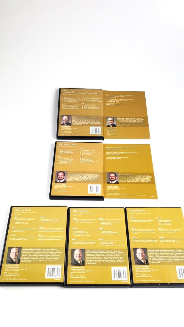 The Great Courses Lecture Series: Apocalypse, Historical Jesus, Why Evil Exists DVD Sets - 5