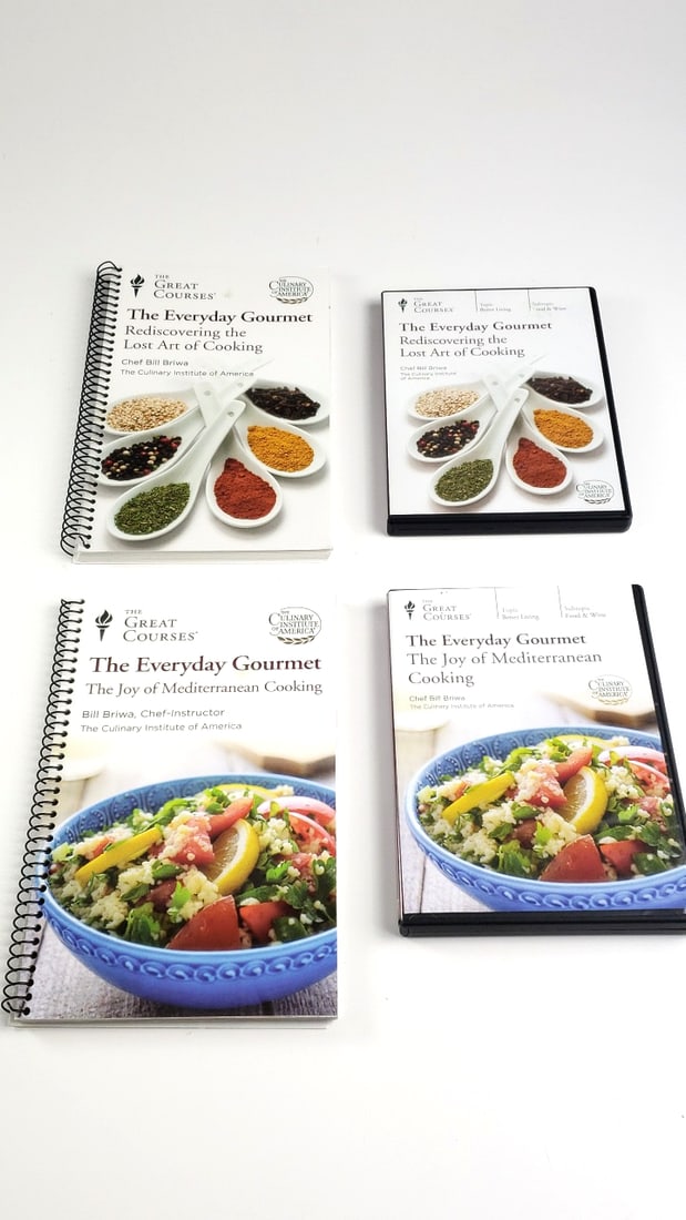 The Great Courses The Everyday Gourmet Books & DVDs Set by Bill Briwa (2 Versions) (1 of 5)