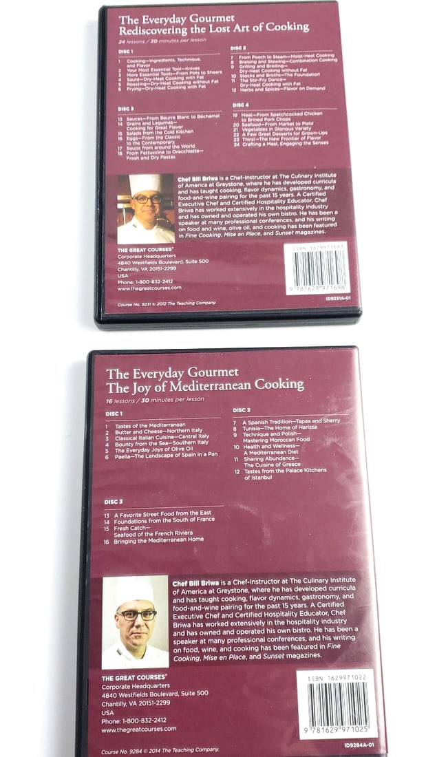 The Great Courses The Everyday Gourmet Books & DVDs Set by Bill Briwa (2 Versions) - 4