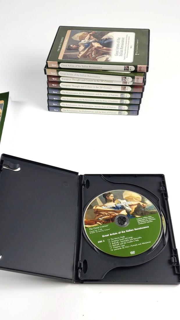 The Great Courses DVD Set - Italian Renaissance, European Thought, Renaissance & Reformation - 2