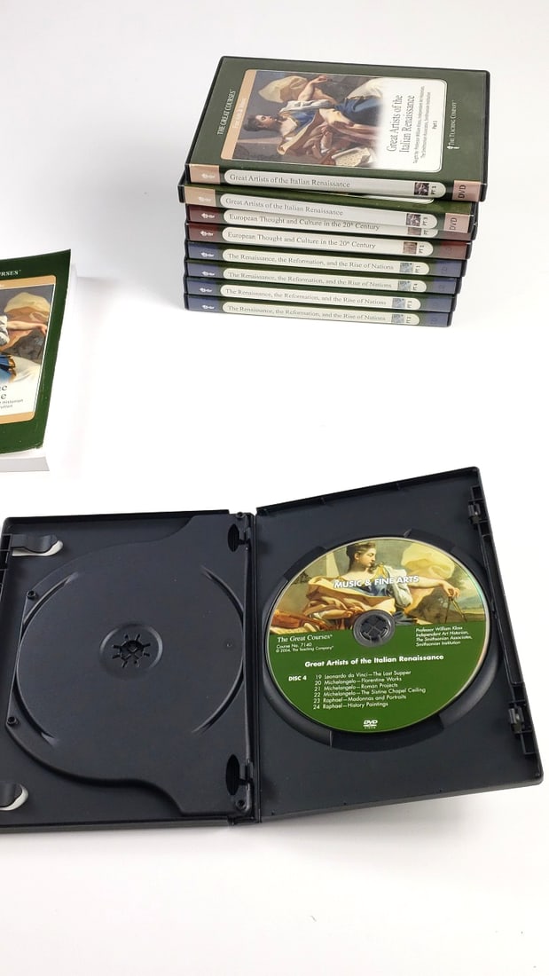 The Great Courses DVD Set - Italian Renaissance, European Thought, Renaissance & Reformation - 3