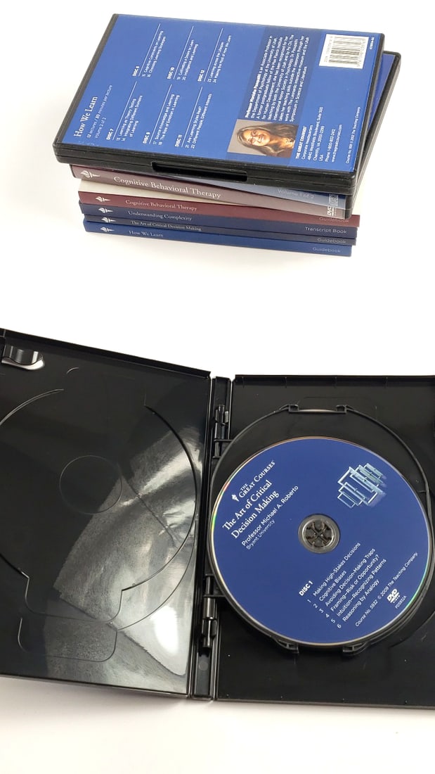 The Great Courses DVD Sets: Critical Decision Making, How We Learn, CBT, Complexity - 2