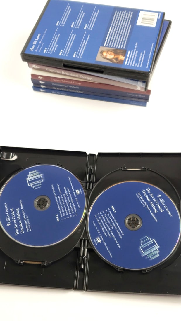 The Great Courses DVD Sets: Critical Decision Making, How We Learn, CBT, Complexity - 3