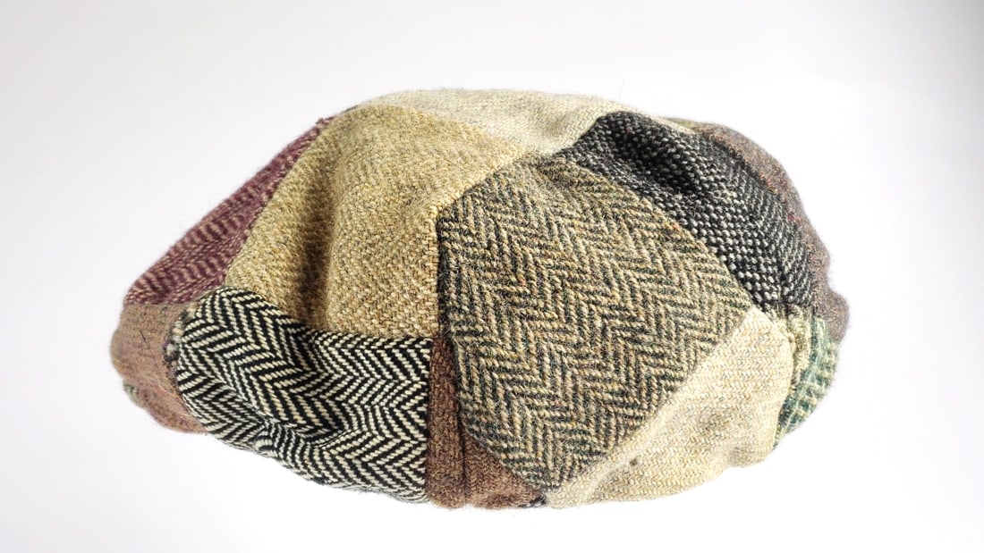 Hanna Hats Donegal Wool Hat - Made in Ireland, Handcrafted - Large Tweed Flat Cap, Multicolored H... - 2