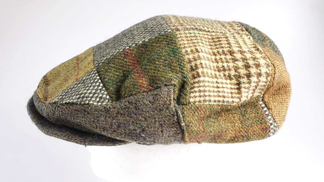 John Hanly & Co. Ireland Pure New Wool Hat Tweed Flat Cap Large - 3