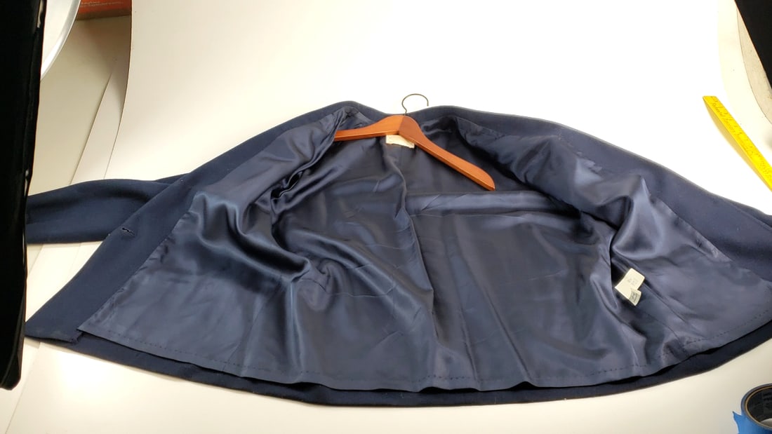 Vintage Pendleton Woolen Mills Navy Wool Blazer with Notched Lapels - 7
