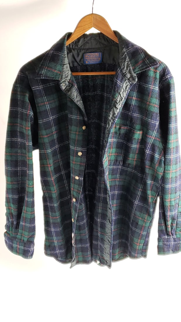 Vintage Pendleton XL Plaid Wool Jacket Made in USA - 2