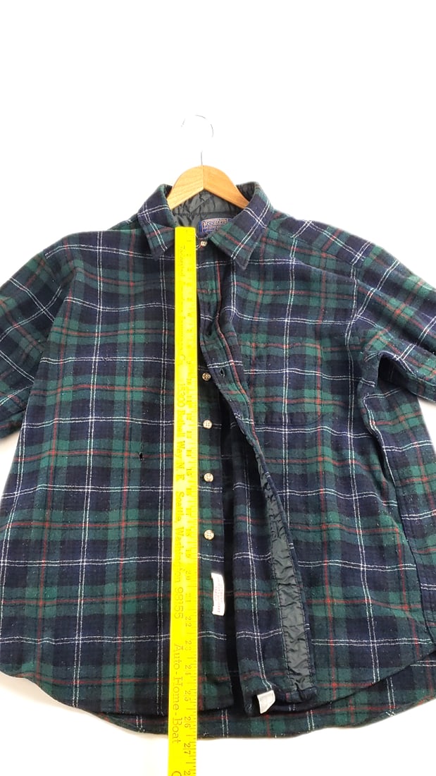 Vintage Pendleton XL Plaid Wool Jacket Made in USA - 6