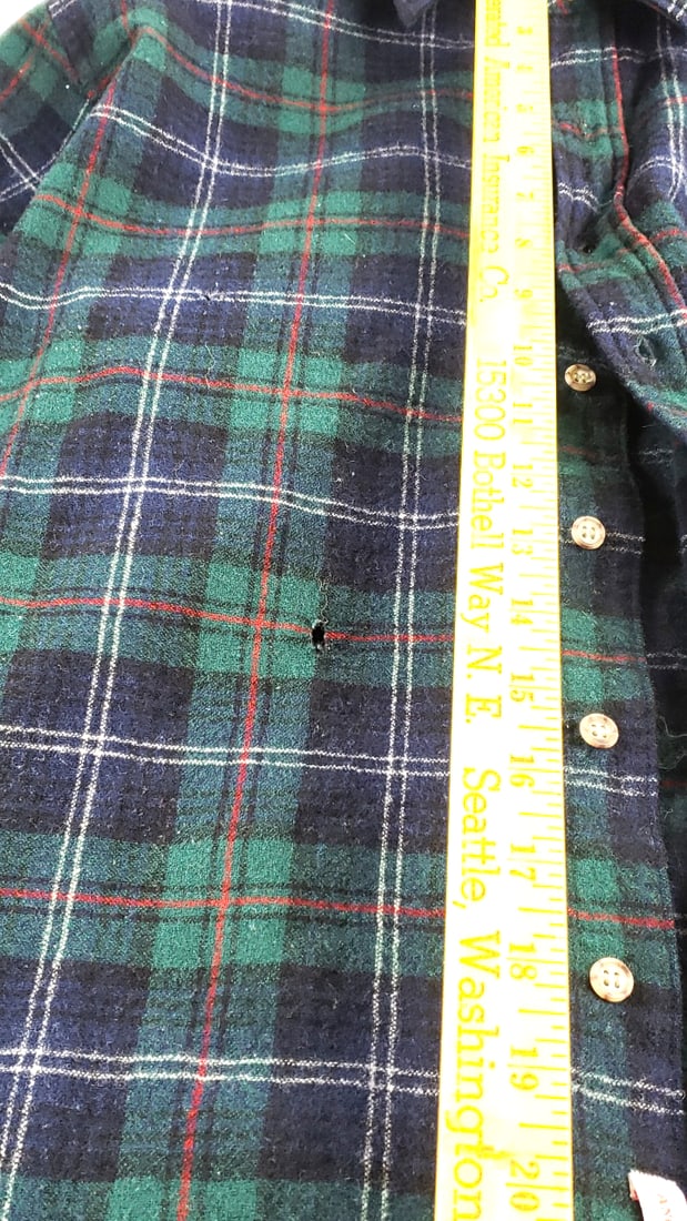 Vintage Pendleton XL Plaid Wool Jacket Made in USA - 7