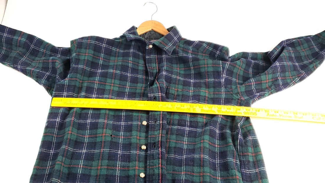 Vintage Pendleton XL Plaid Wool Jacket Made in USA - 8