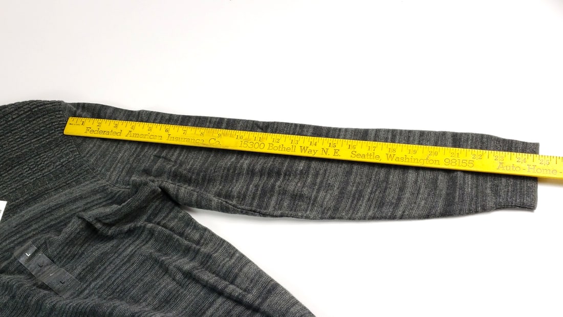 NEW Alfani Men's Large Gray 100% Cotton Sweater - 9