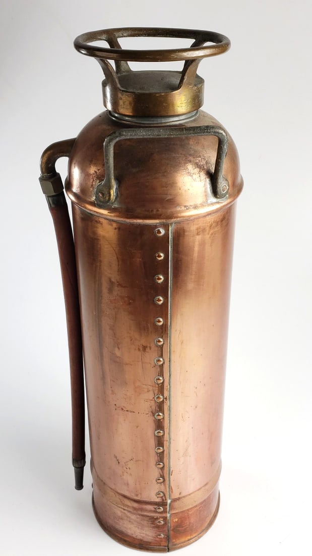 Antique "Success" Copper Fire Extinguisher, Hunter's Laboratories - 6