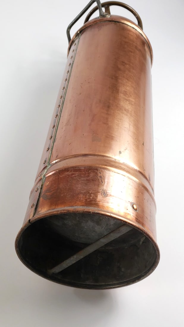 Antique "Success" Copper Fire Extinguisher, Hunter's Laboratories - 9