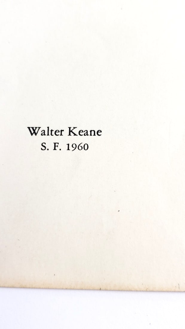 Walter Keane "My Kitty" Lithograph Print Repro, 1960 - 5