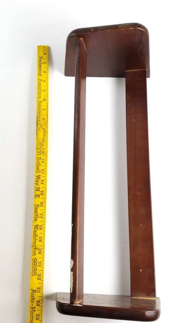 Vintage Wooden Rack Bookshelf Organizer - 2