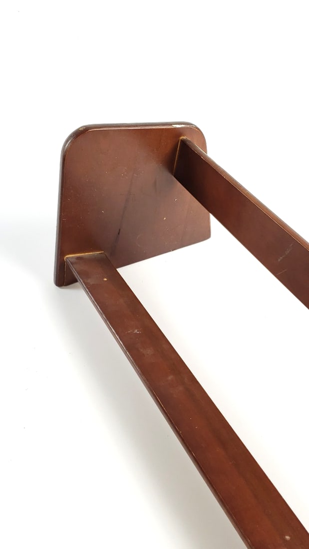 Vintage Wooden Rack Bookshelf Organizer - 4