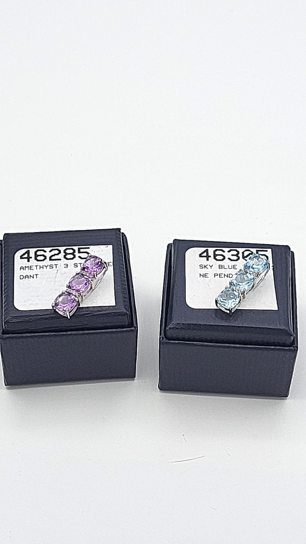 Stauer Sterling Silver Amthyst And Blue Topaz - 4