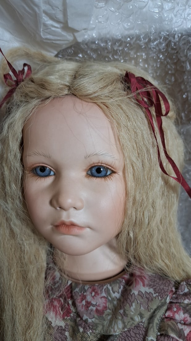 Annette Himstedt Eva Limited Edition Porcelain Doll With Box And C O A - 2