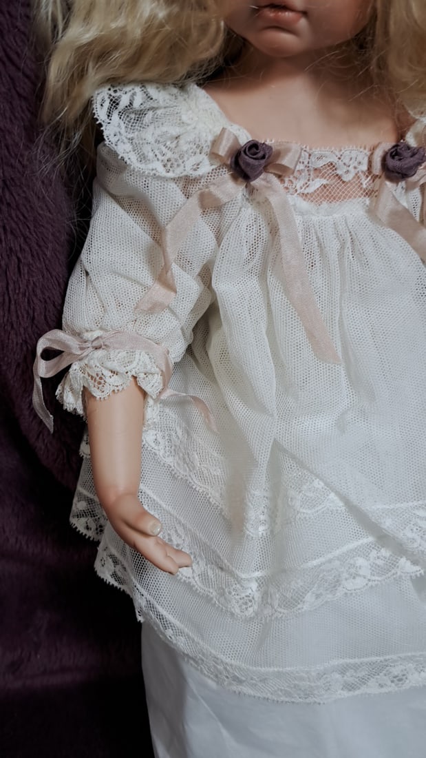 Karen Blandford Anderson Sisters 2 Artists Made Porcelain Doll - 3