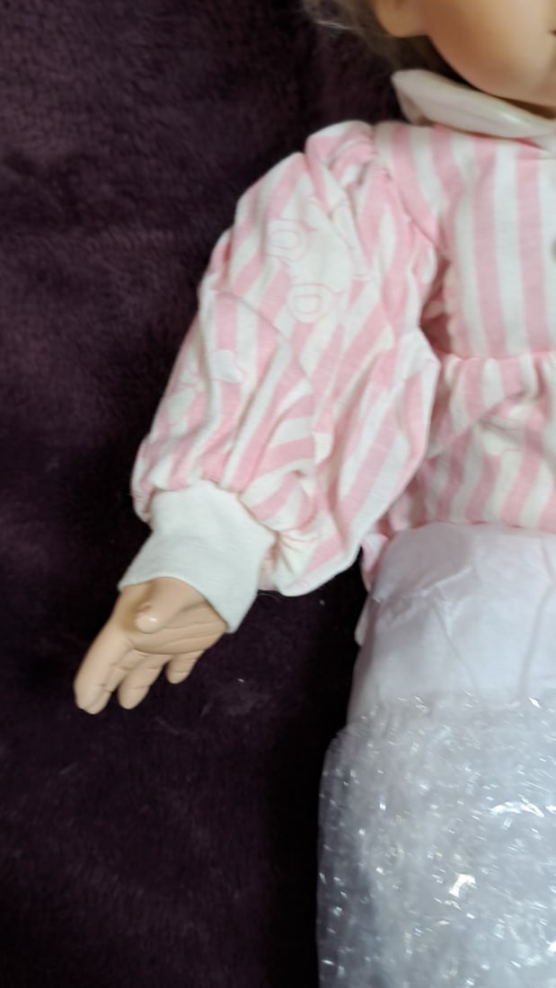 Gaby Rademan A96 Artist Made Porcelain Doll With Teddy Bear - 3