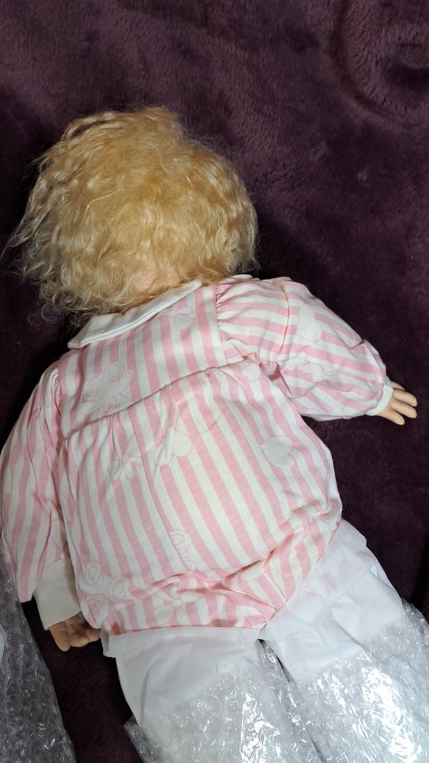 Gaby Rademan A96 Artist Made Porcelain Doll With Teddy Bear - 5