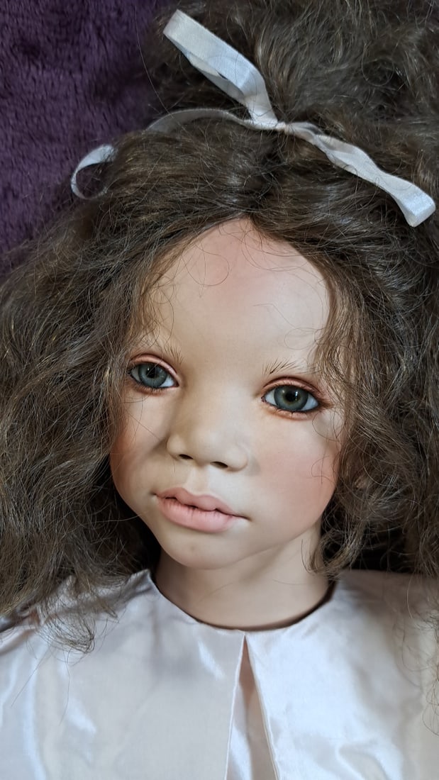 Una Belita Annette Himstedt 66/90 With Box Porcelain Coa - 2