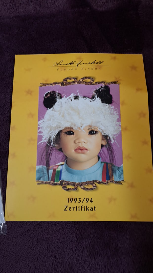 Annette Himstedt Kima Doll With Coa And Box - 6