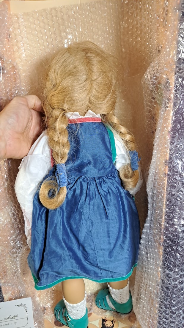 Annette Himstedt Ullwa 1999 Puppen Kinder Doll Box And Coa - 7