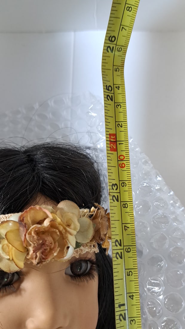 Annette Himstedt Morgana Doll With Flowers Coa - 7