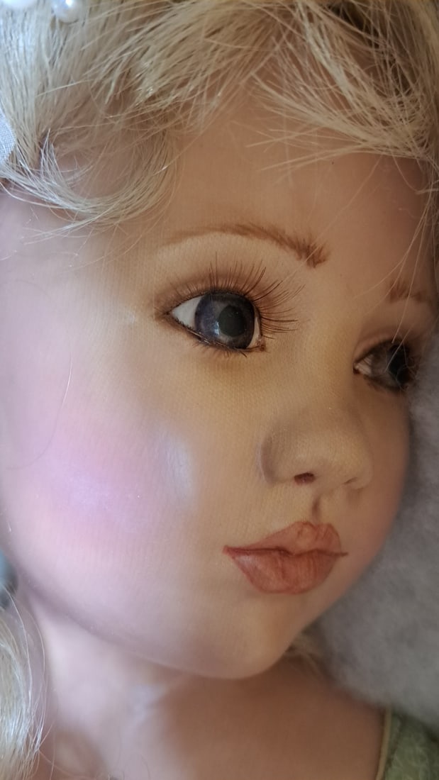 Linda Murray Eleanor Faery No. 1 Shellcloth Artist Made Doll With Coa & Box - 2