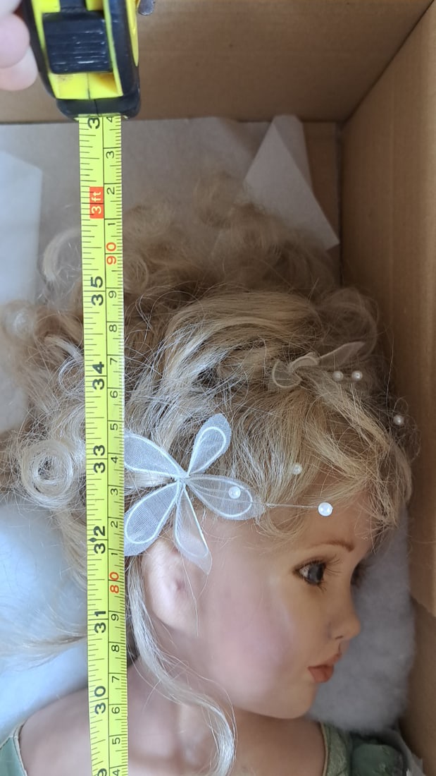 Linda Murray Eleanor Faery No. 1 Shellcloth Artist Made Doll With Coa & Box - 5