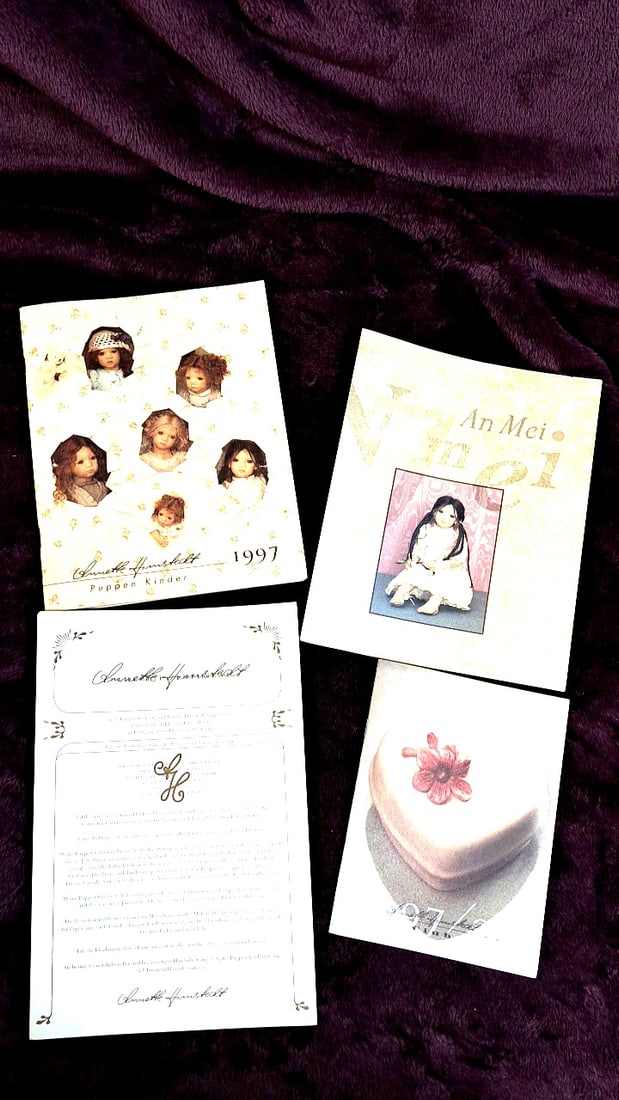 Annette Himstedt An-mei Doll With Box And Coa - 9