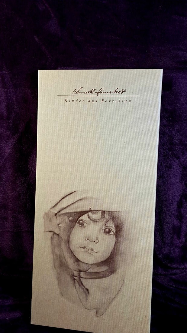 Annette Himstedt Mela Porcelain Artist Made Doll With Coa And Box - 13