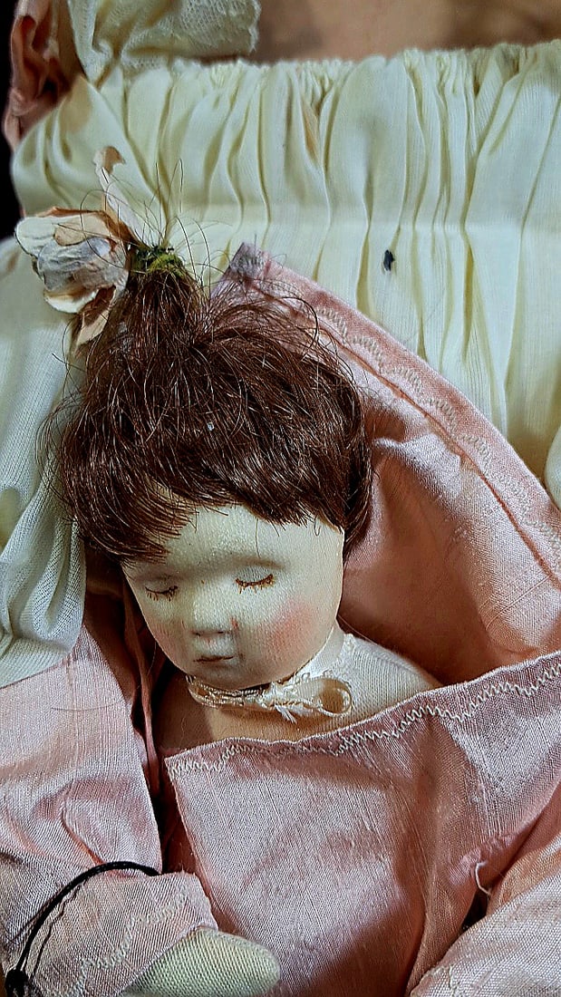 Linda Murray Georgia Cloth Doll Artist Made 15/20 With Coa And Box - 6