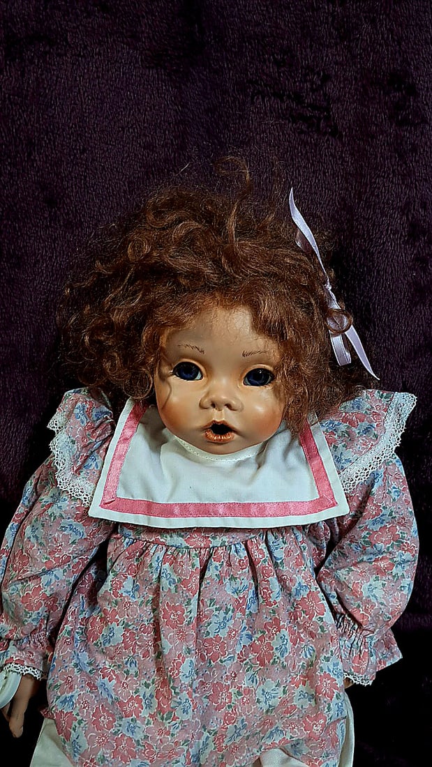 Gaby Rademann Sunshine No. 6 Doll: Please read descriptions and examine pictures carefully. Take into account shipping when bidding. 30x24x11 15lbs Height: 24 Width: 11 Low Estimate: 50.00 High Estimate: 200.00