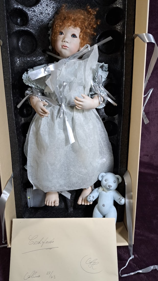 Annette Himstedt Alina Limited Edition Porcelain Doll With Box And Coa (1 of 8)