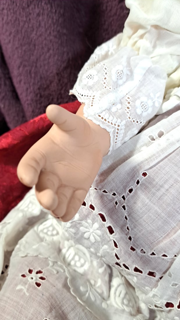 Gaby Rademann Snow White With Dwarf Porcelain Doll One Of A Kind - 3