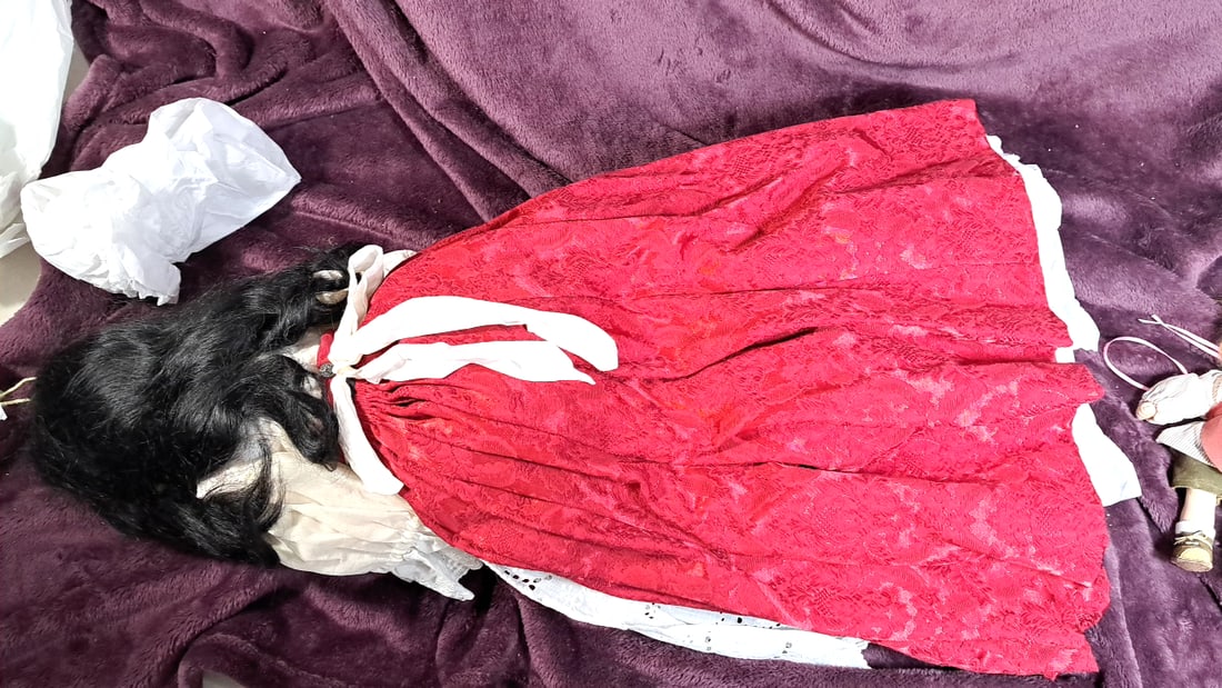 Gaby Rademann Snow White With Dwarf Porcelain Doll One Of A Kind - 9