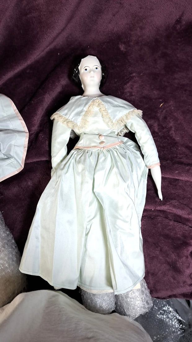 Hildegard Gunzel Ellamae Wax On Porcelain Doll With Extra Doll And Bear With Coa & Box - 6