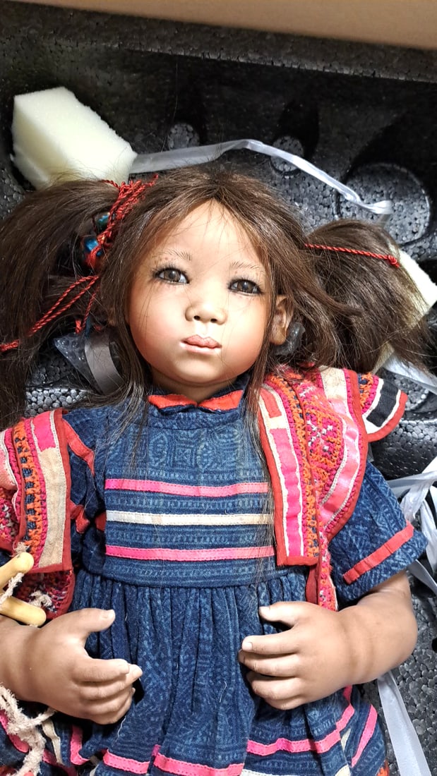 Annette Himstedt Panchita Porcelain Doll With Box - 5
