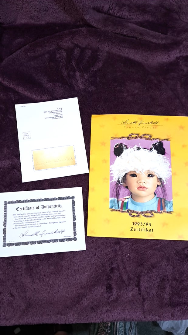 Annette Himstedt Kima Doll With Coa And Box - 7