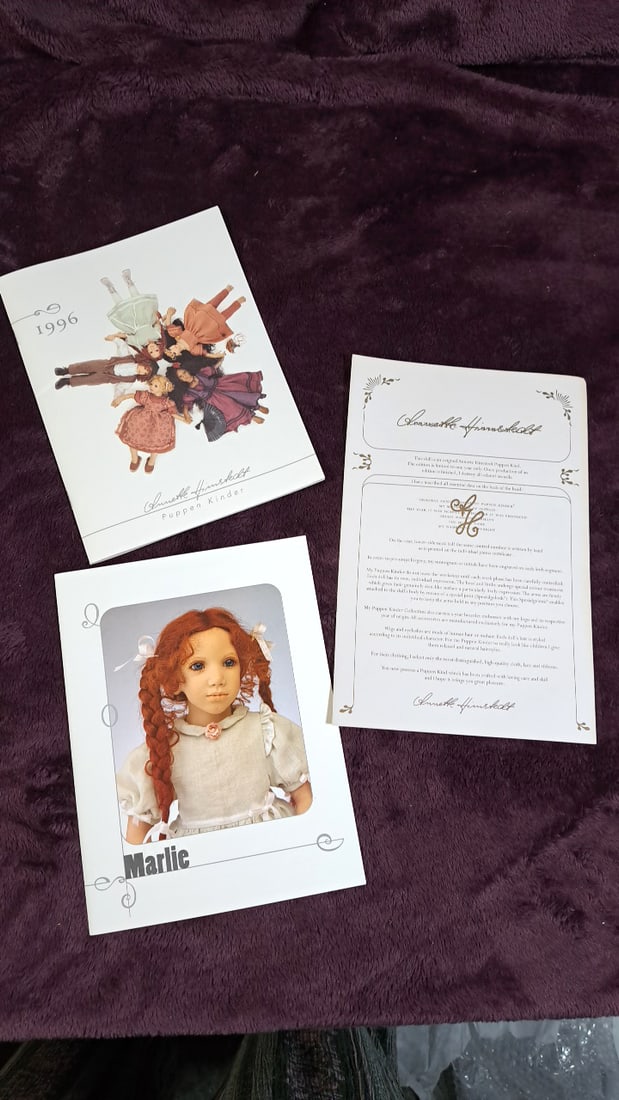 Annette Himstedt Marlie Doll With Coa And Box - 7