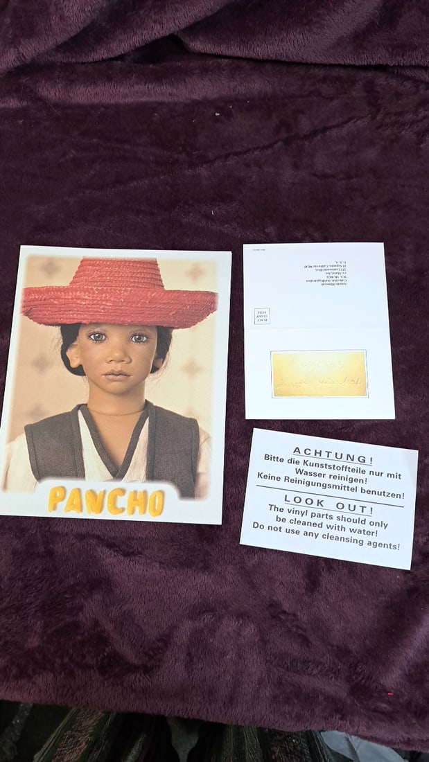 Annette Himstedt Pancho Doll With Coa And Box - 9