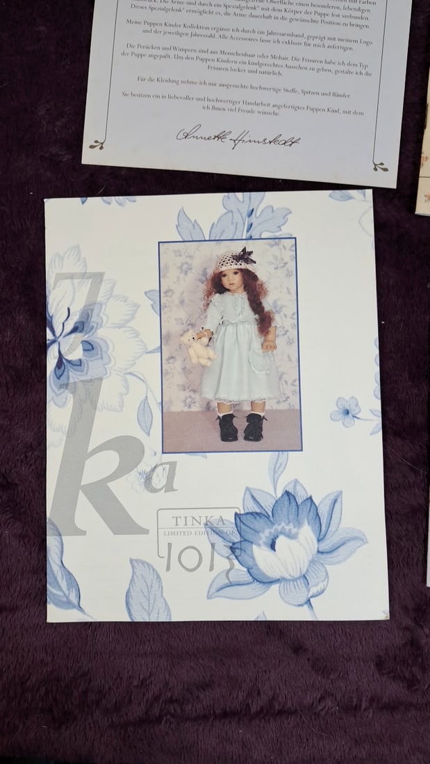 Annette Himstedt Tinka Dill With Coa And Box - 12
