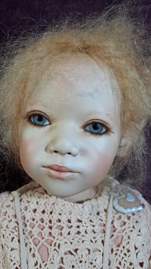 Annette Himstedt Heidi Porcelain Doll With Coa And Box - 2