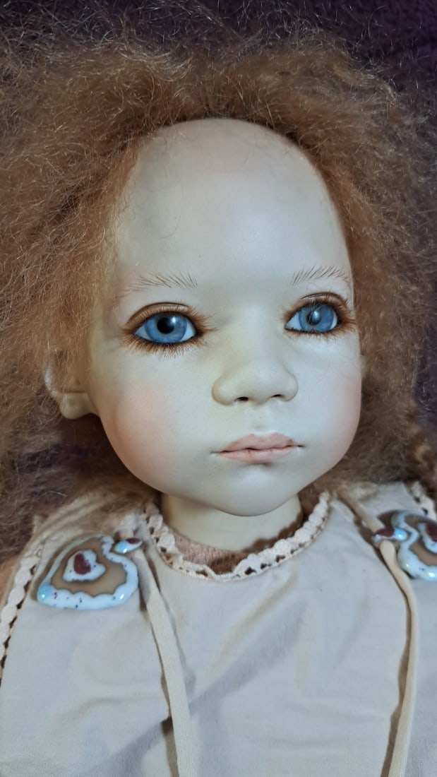 Annette Himstedt Masterpiece Chariden Porcelain Doll With Coa & Box - 2