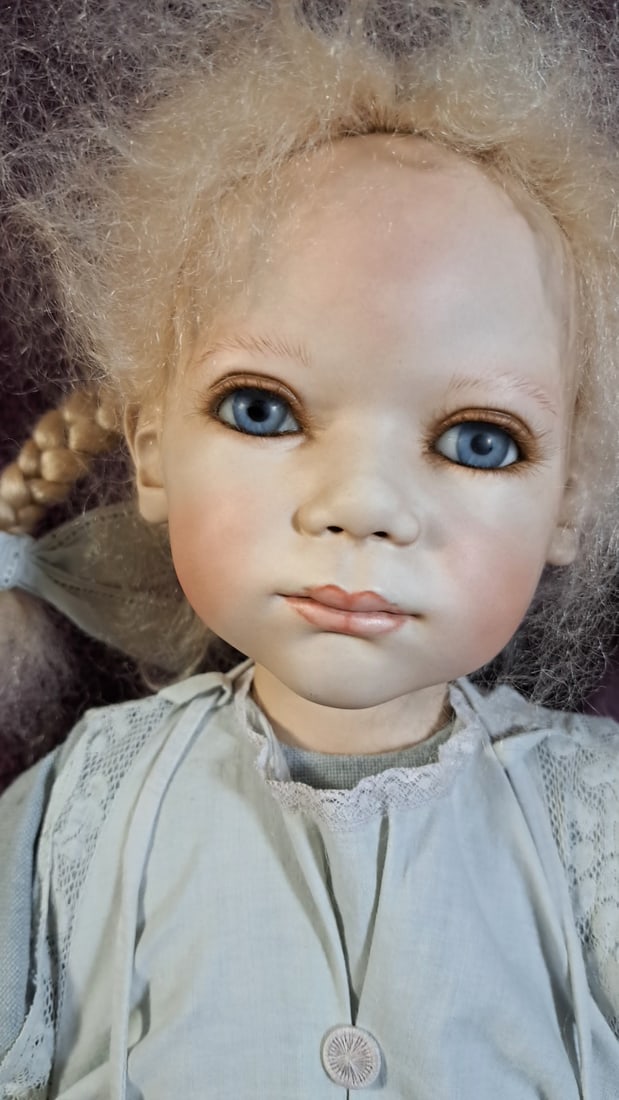 Annette Himstedt Bima Porcelain Doll With Coa And Box - 2