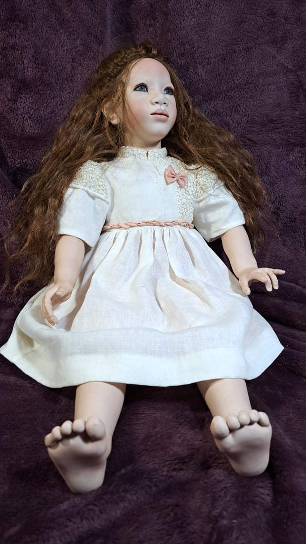 Annette Himstedt Blanca Porcelain Doll With Coa & Box - 7