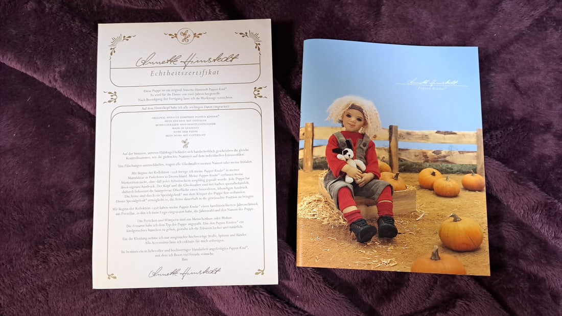 Annette Himstedt Georgi Ii Doll With Coa And Box - 10