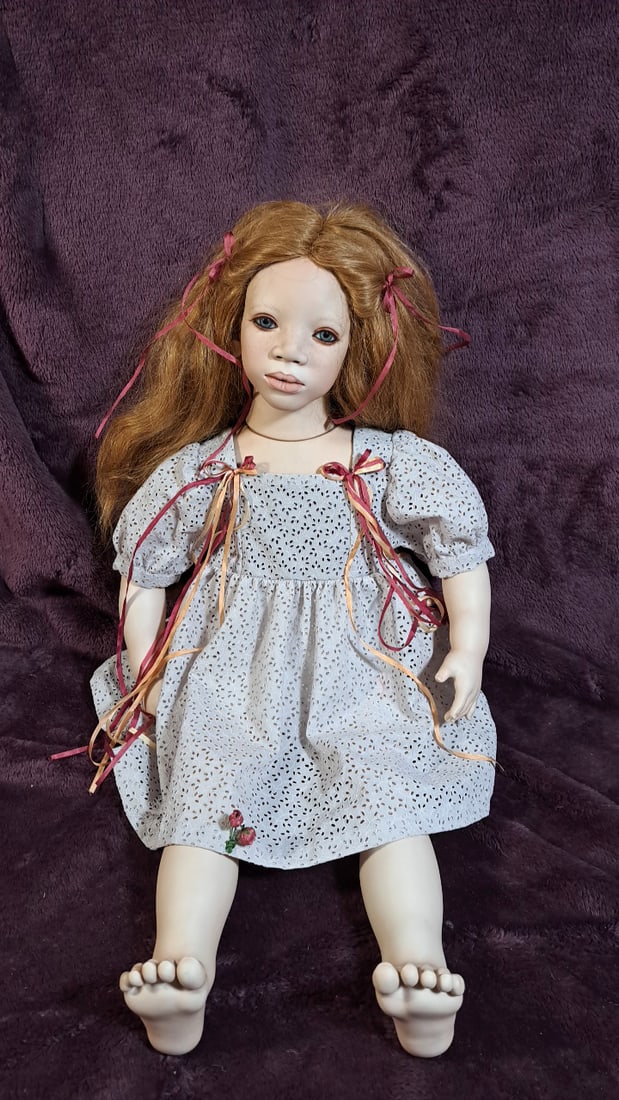 Annette Himstedt Mela Porcelain Doll With Box (1 of 11)